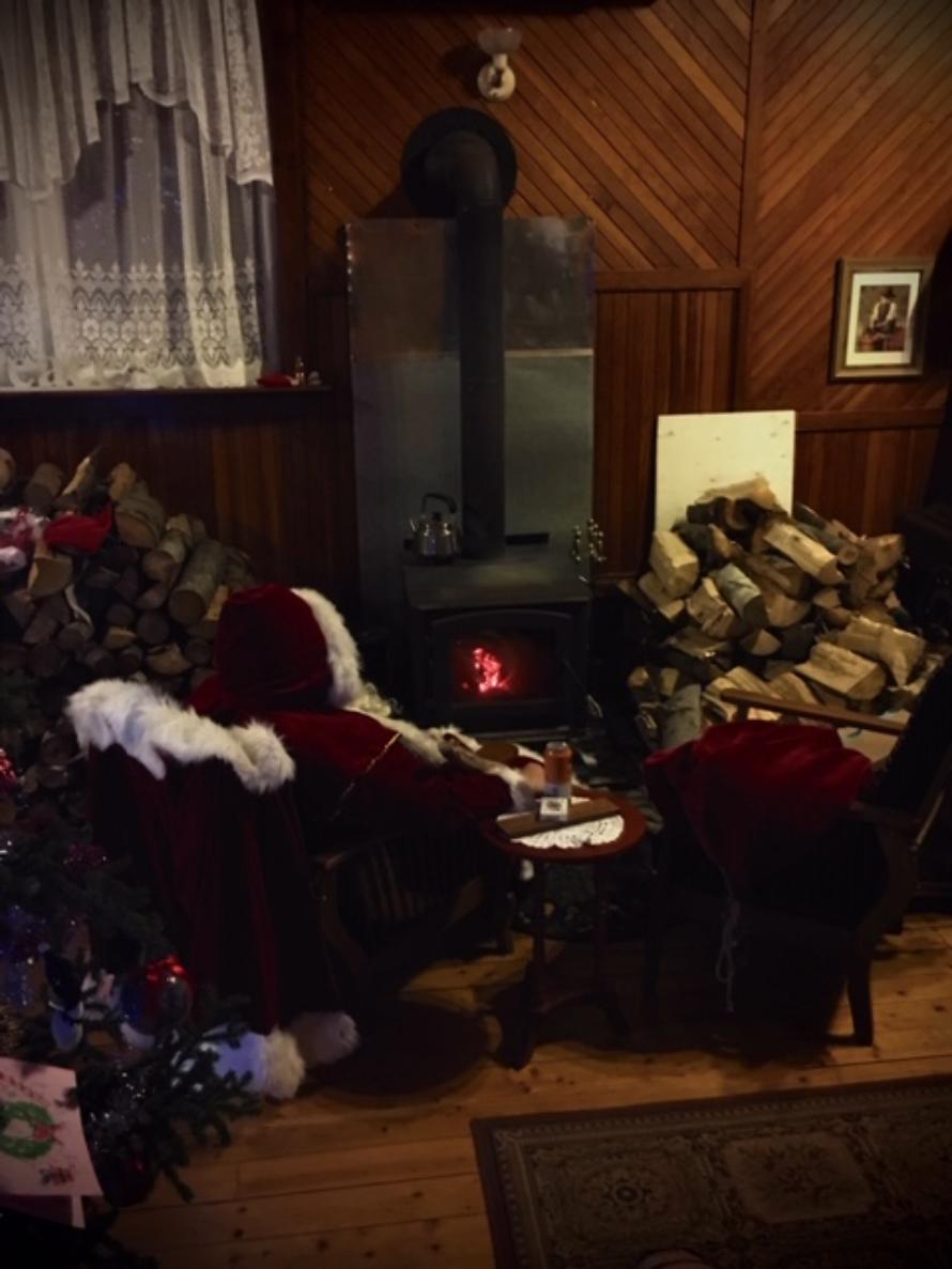 Santa at Highlands Hostel